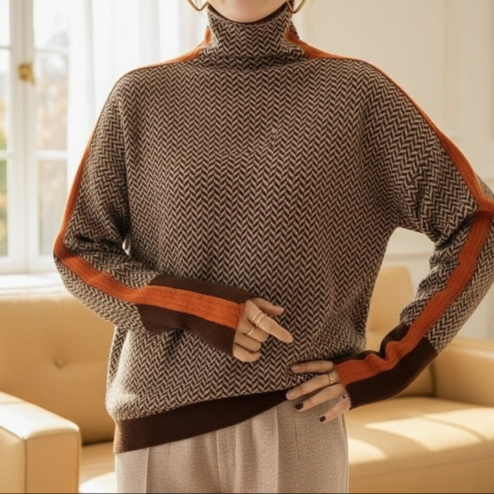 Eleanor | Hoge Herringbone Luxe Col
