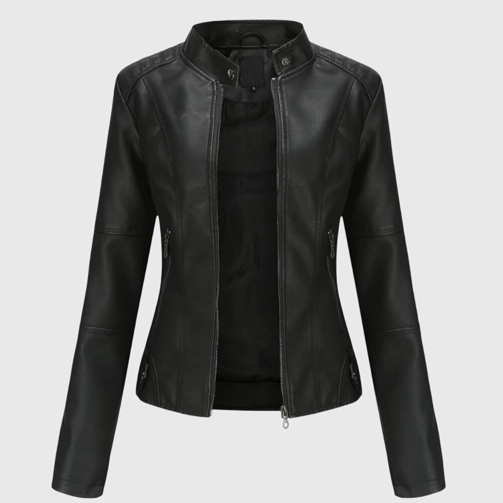 Giorgina™ - Elegante Leren Jas voor Dames