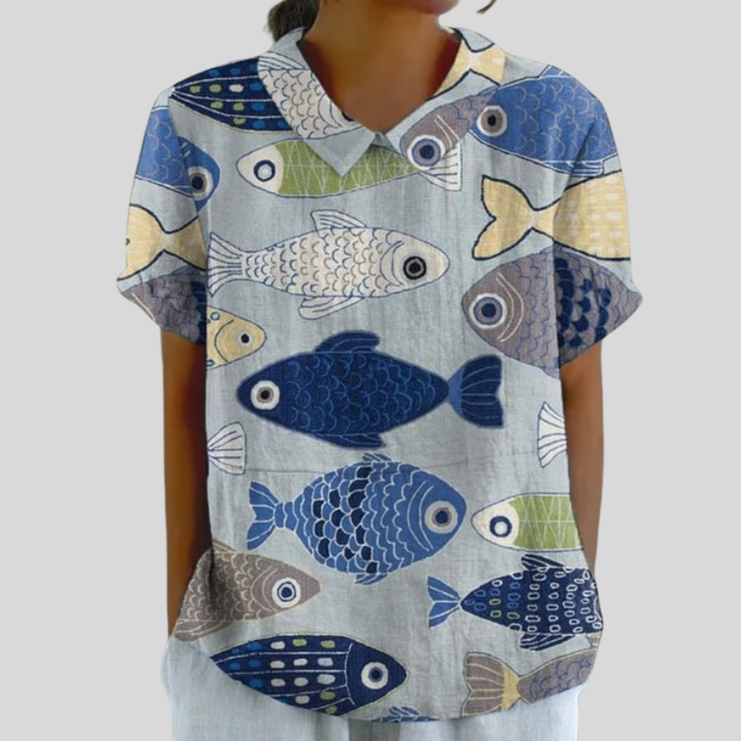 Elegante Bloemige Top