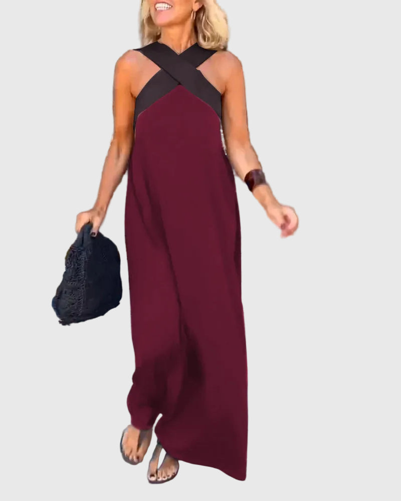 Elena | Maxi Jurk Vloeiend en Elegant