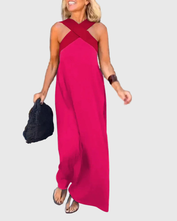 Elena | Elegante Maxi Vloeiende Jurk