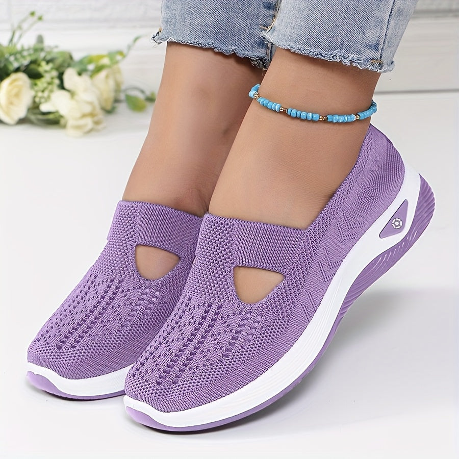 Gemakkelijke instap sneakers met stabiele pasvorm