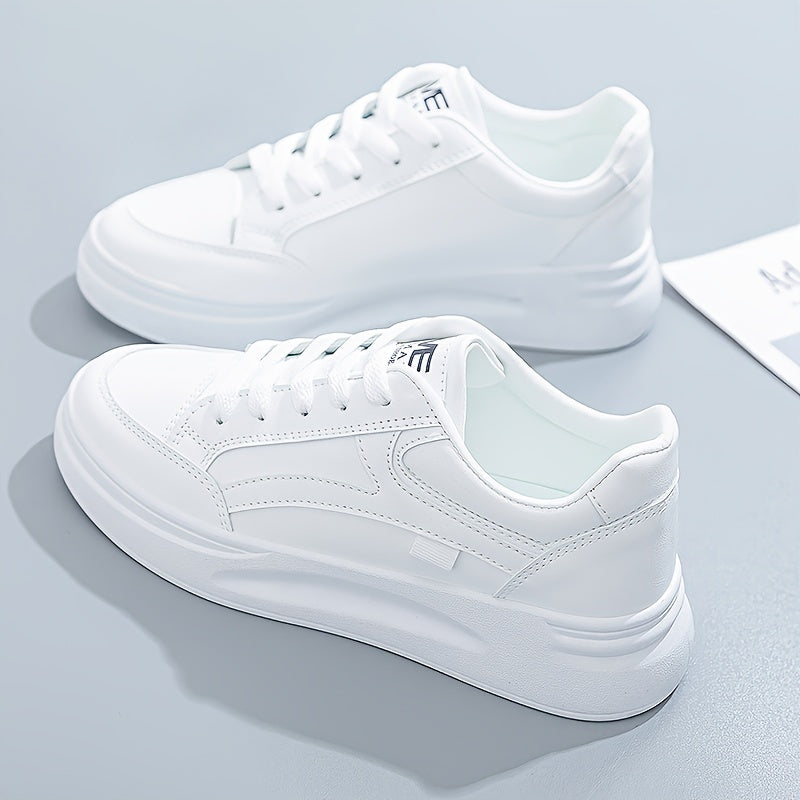 Chique witte sneakers met licht comfort