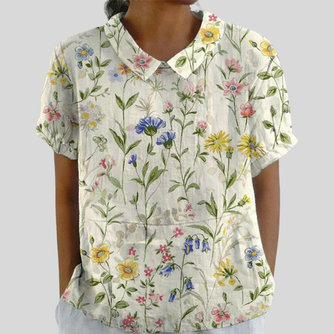 Elegante Bloemige Top