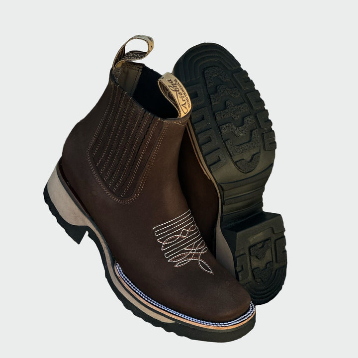 Leren cowboylaarzen