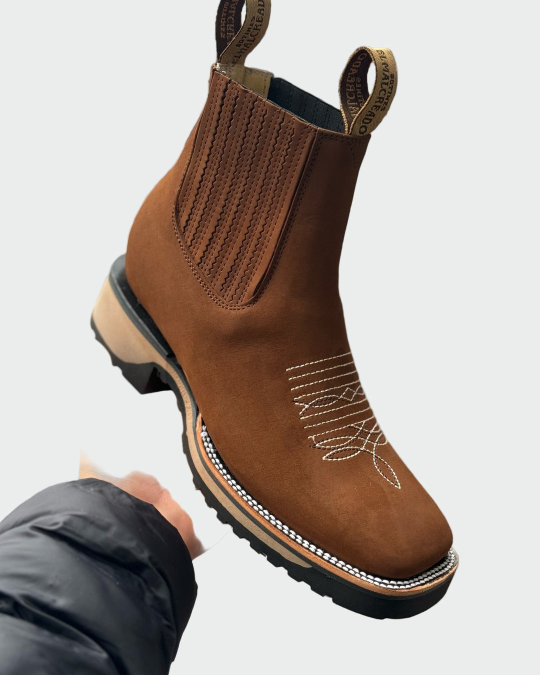 Leren cowboylaarzen