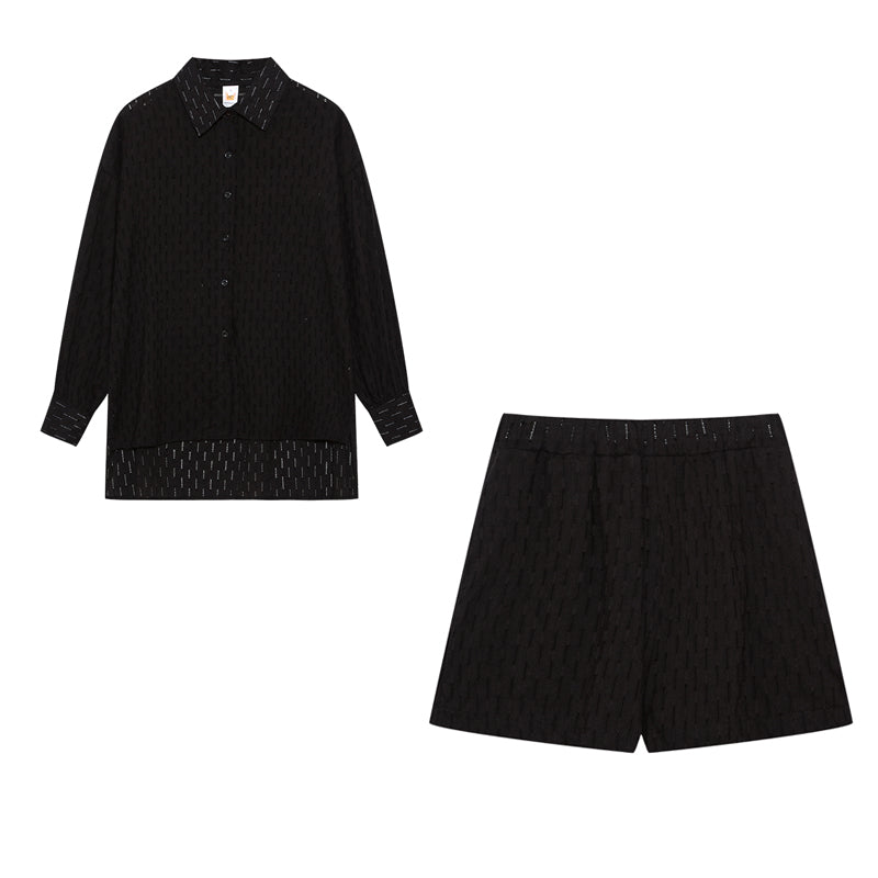 Elizabeth - Set van Blouse en Lichte Shorts