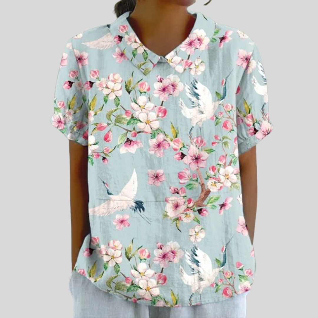 Bloemige Elegante Top