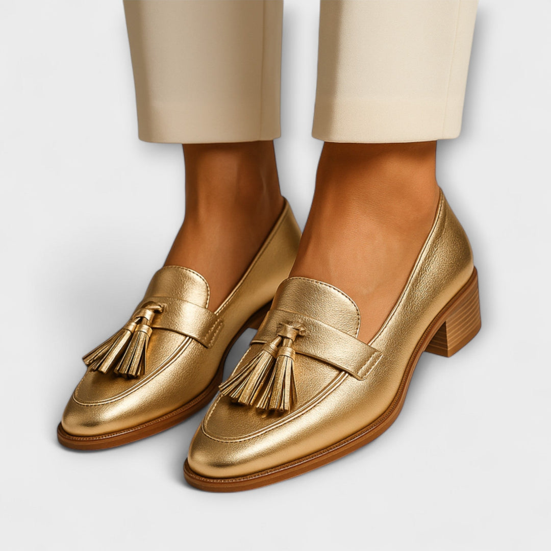 Céleste™ | Gouden Loafers