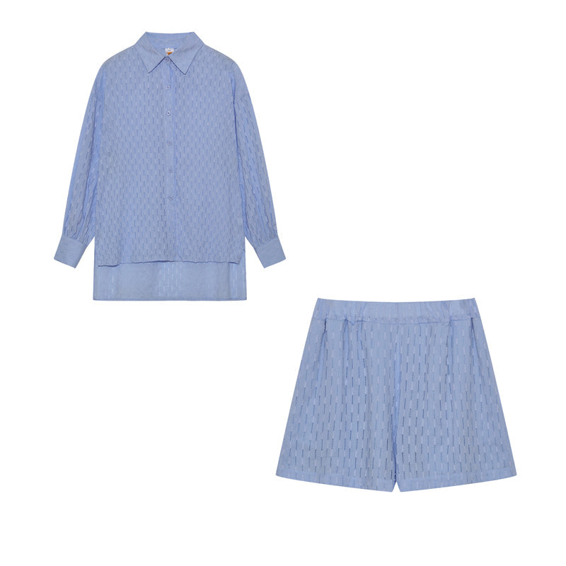Elizabeth - Set van Blouse en Lichte Shorts