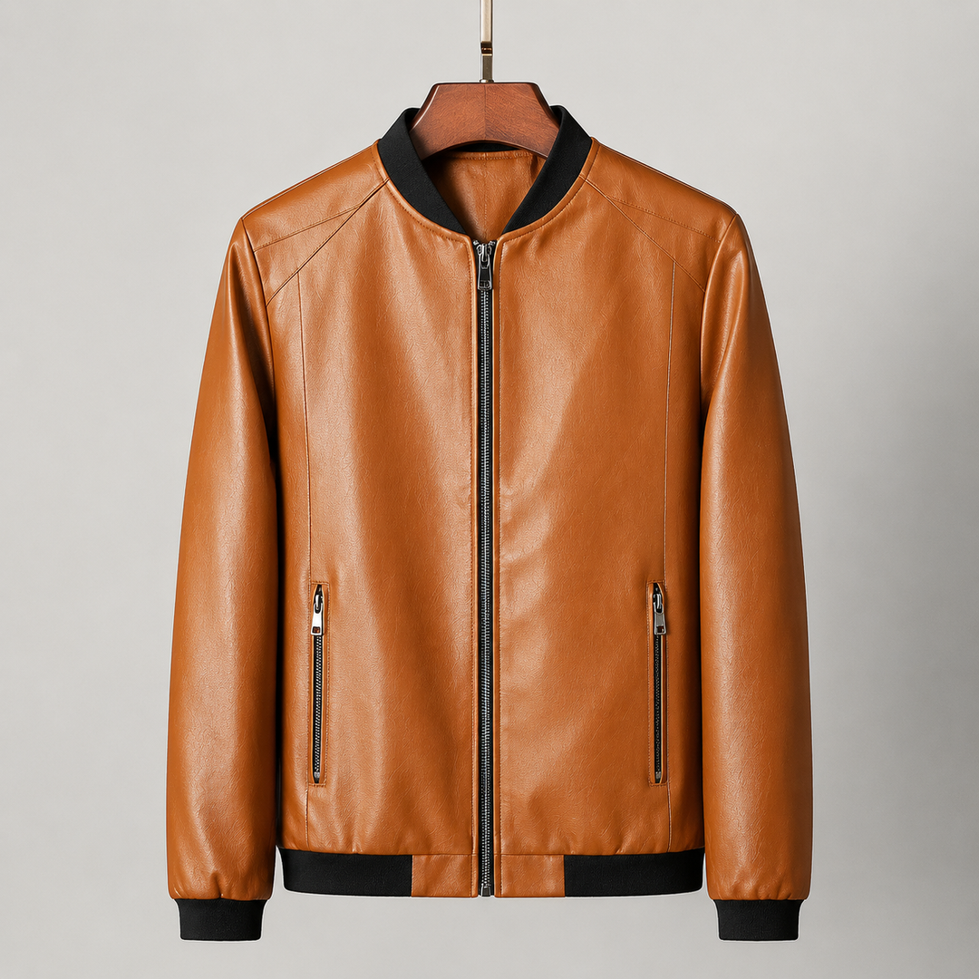 Domenico | Leren Bomberjack