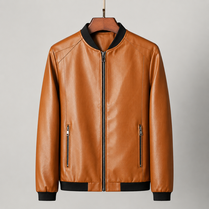Domenico | Leren Bomberjack
