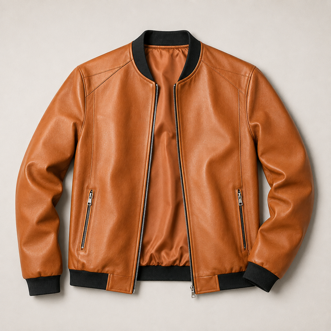 Domenico | Leren Bomberjack