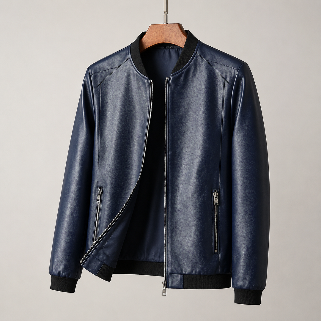 Domenico | Leren Bomberjack