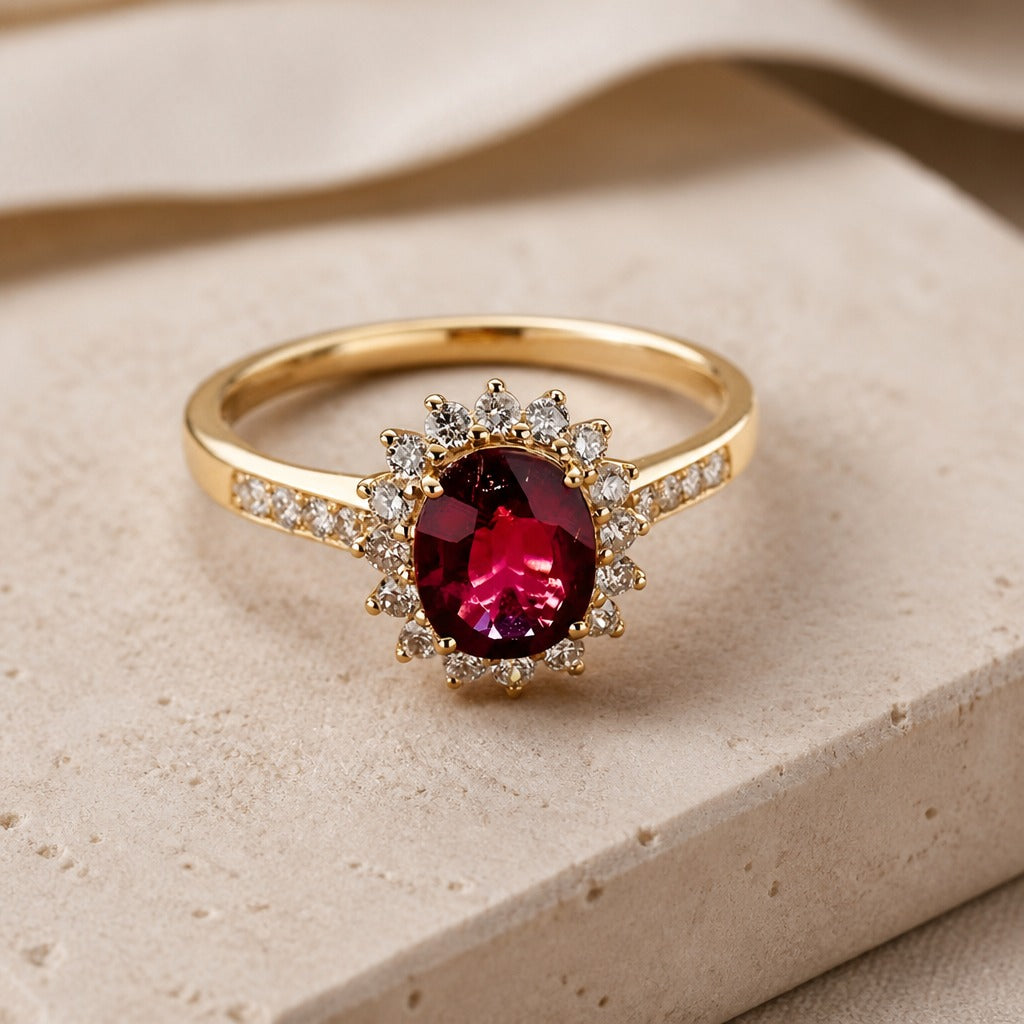 Erfstuk Halo Statement Ring