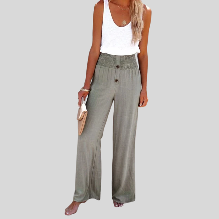 Riana - Hoge Taille Relaxed Broek