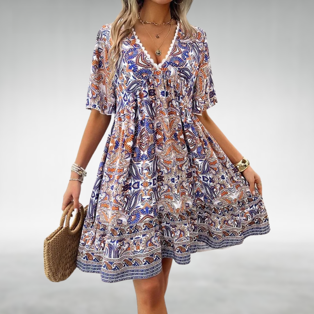 Quinley - Swing Boho Jurk