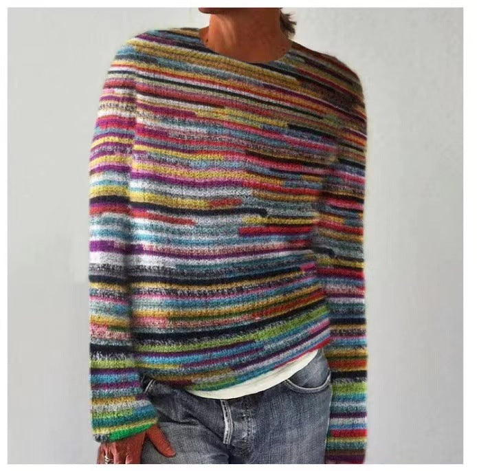 Carola | Casual Gebreide Trui met Patroon