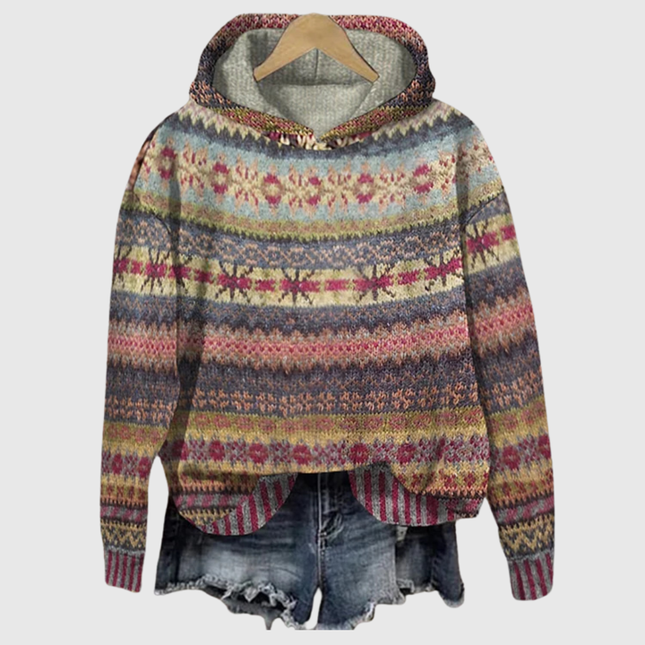 Gaby | Retro Etnische Sweatshirt