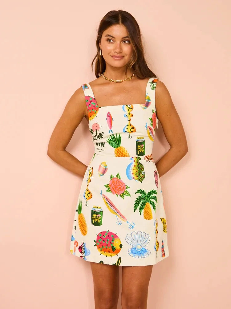 Azalea - Tropische Delicatesse Jurk