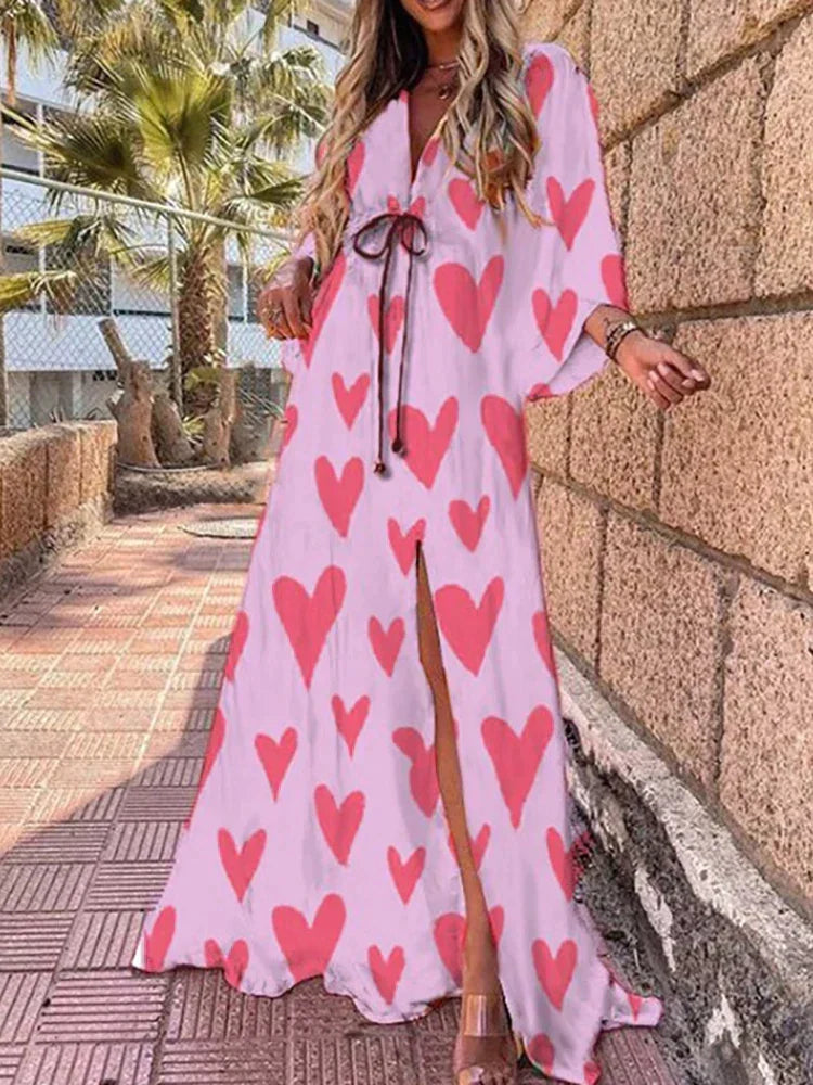 Daria - Vakantie Kaftan Jurk