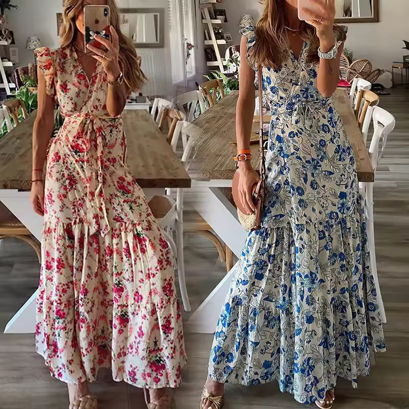 Shera - Maxi Bloemenjurk