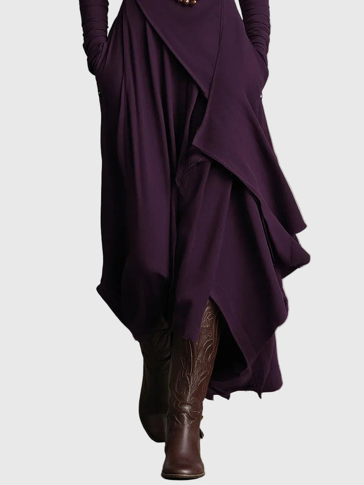 Violet | Maxijurk Plissé