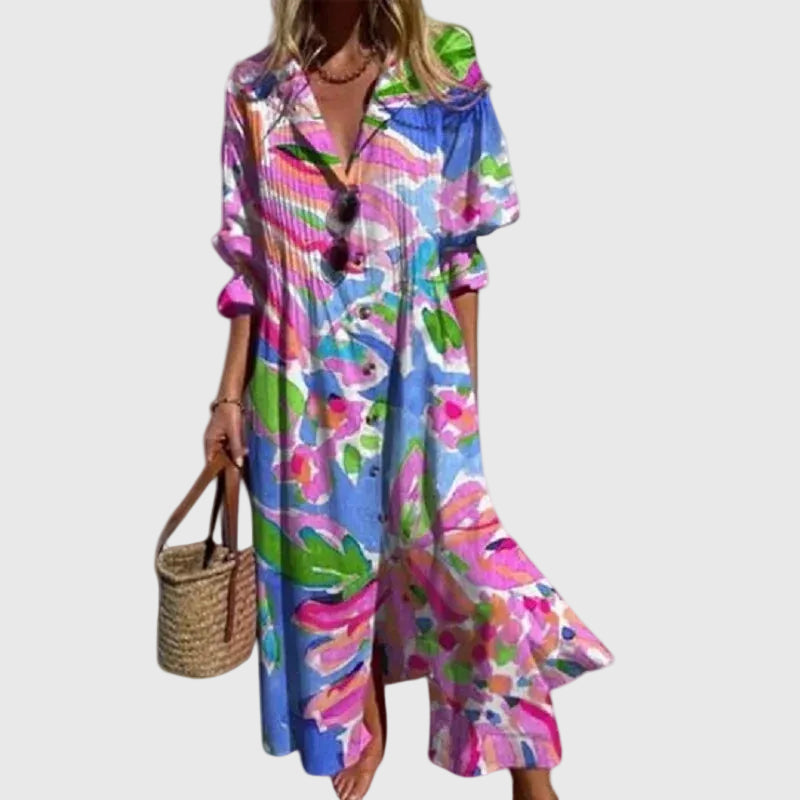 Zariah | Elegante Maxijurk in Boheemse Stijl
