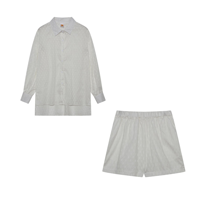 Elizabeth - Set van Blouse en Lichte Shorts