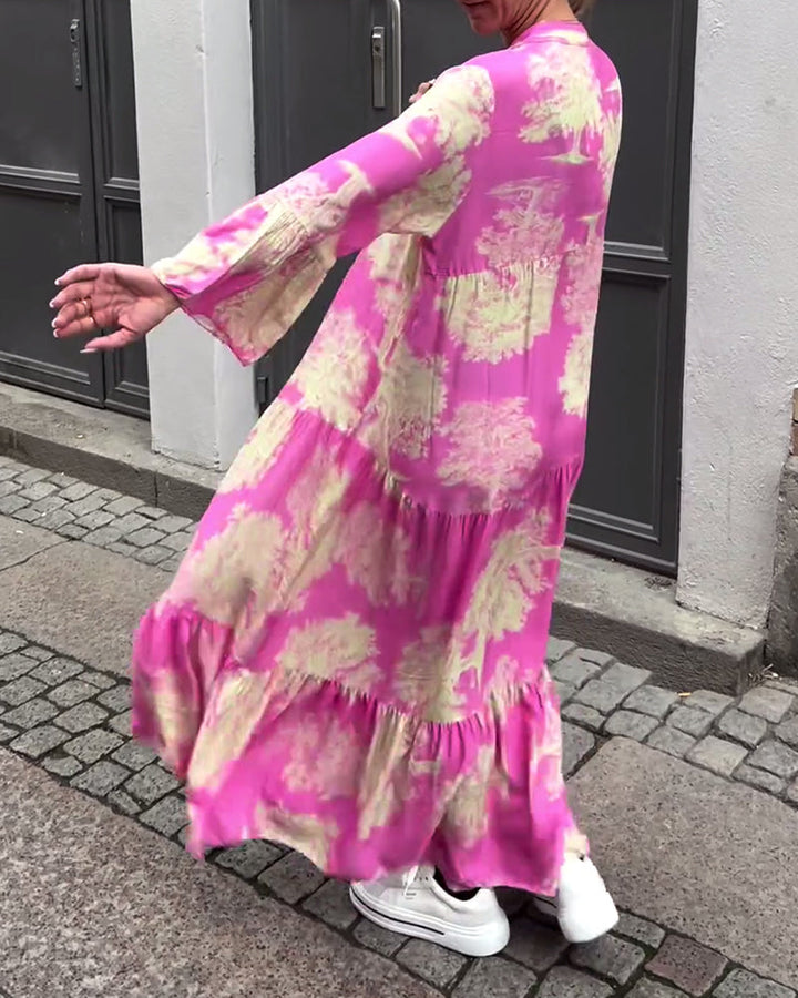 Ophelia - Lange Vloeiende Jurk