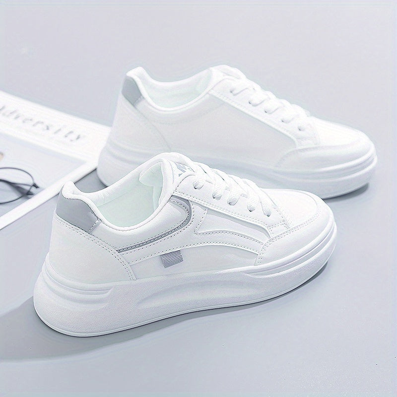 Chique witte sneakers met licht comfort